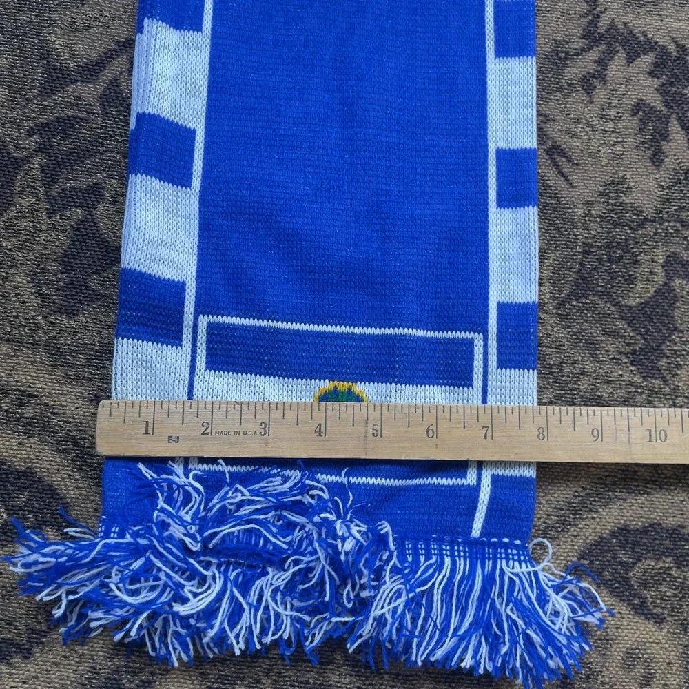 El Salvador Soccer Football Scarf Licensed New Blue White Double Sided New A